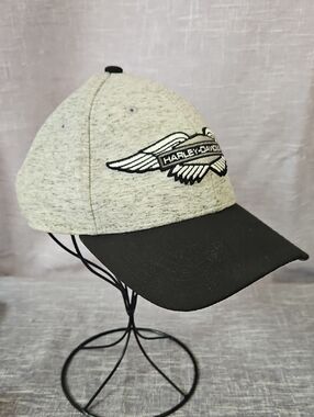 Harley-Davidson Heather Gray & Black Wing Emblem Cap